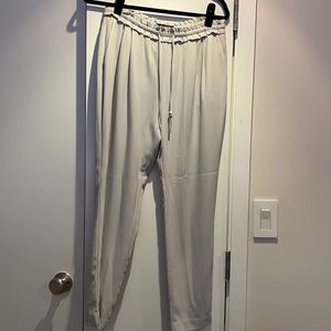 Zara Basics - grey dressy joggers